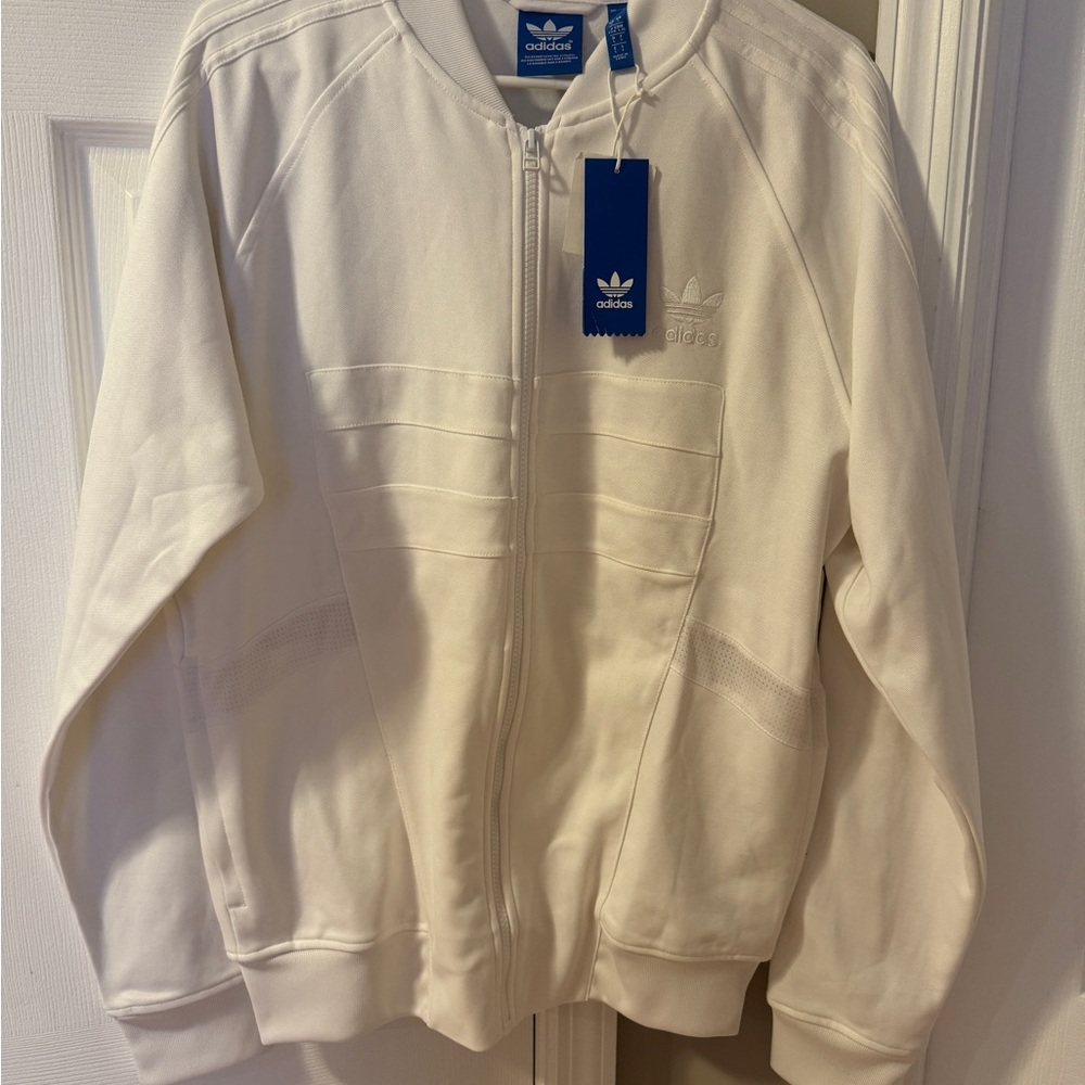 Adidas Men’s Superstar, white track jacket NWT